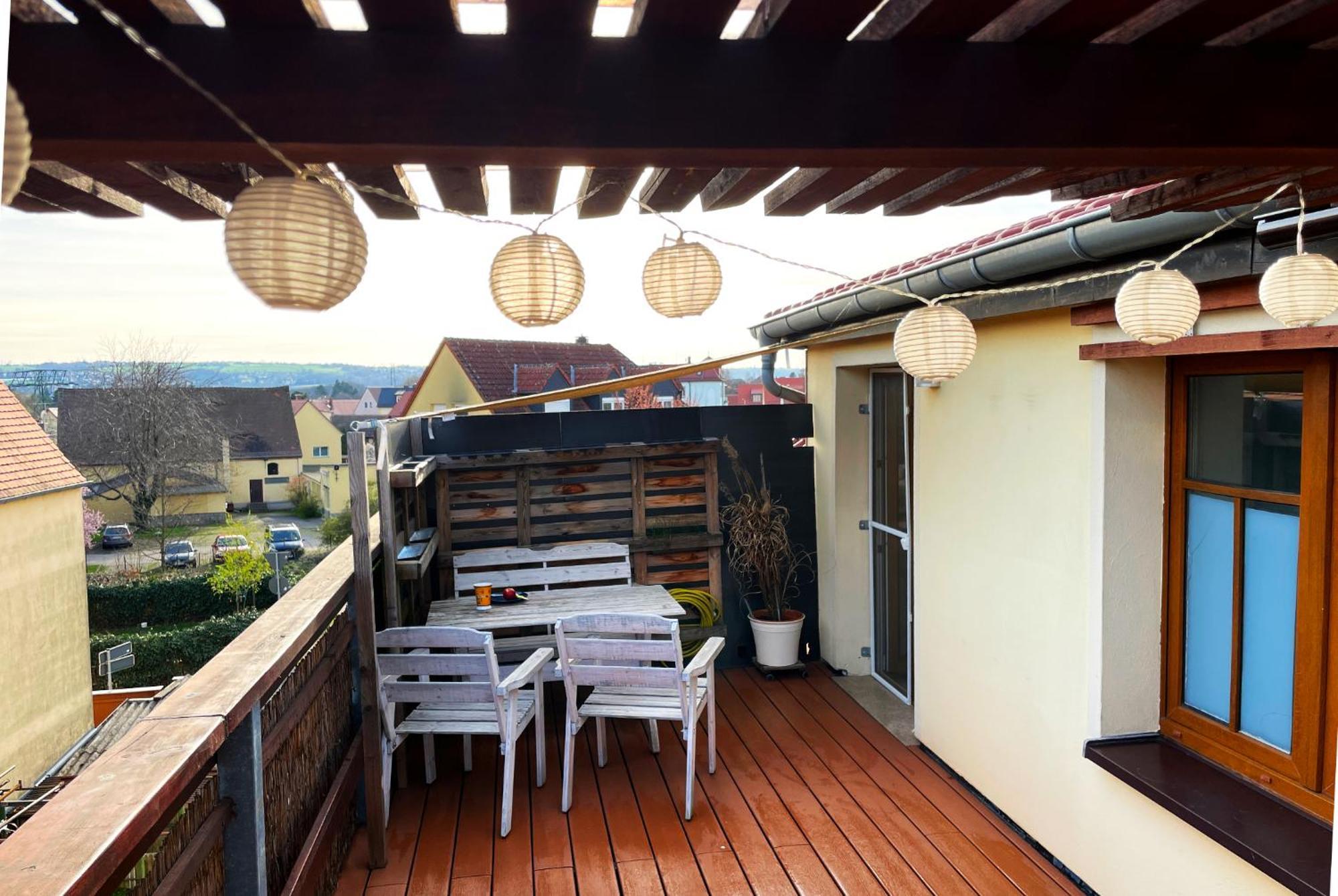 Bambus, Jungle, Dachterrasse & Bequem Bis Zentrum Радебойл Екстериор снимка